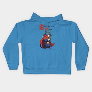 Supreme cat mage Kids Hoodie